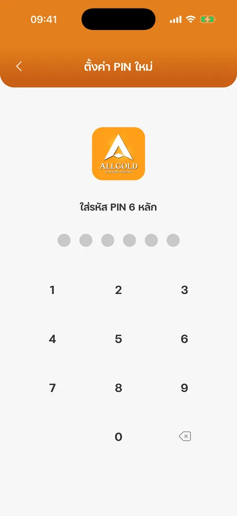 ตั้งค่า PIN ใหม่